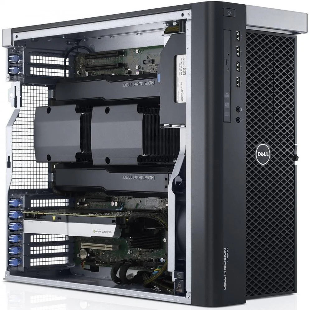 Dell Precision T7610 Tower Workstation | Dual Intel Xeon E5-2630v2 / 2640v2 / 2650v2 / 2680v2 / 2690v2 | DDR3 ECC RAM 16GB – 128GB