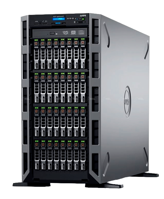 Dell PowerEdge T630 Tower Server ● Dual Intel Xeon E5-2650-v4 24 Cores ● 3.5" HDD ● DDR4 RAM 16-256 GB ● Dual Power Supply