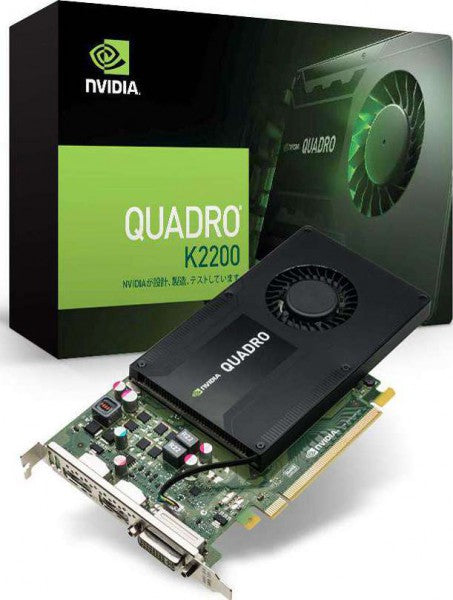 NVIDIA Quadro K2200 · 4 GB GDDR5 · 128-bit Professional Workstation GPU