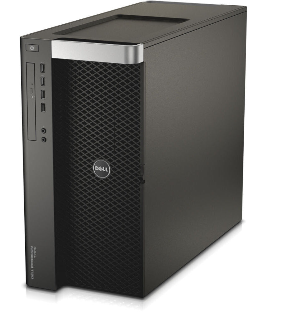Dell Precision T7610 Tower Workstation | Dual Intel Xeon E5-2630v2 / 2640v2 / 2650v2 / 2680v2 / 2690v2 | DDR3 ECC RAM 16GB – 128GB