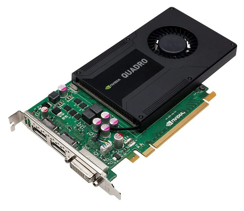NVIDIA Quadro K2000 · 2 GB GDDR5 · 128-bit Professional Workstation GPU